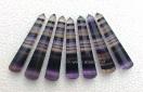 Banded Purple Fluorite Massage Wands